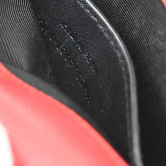 SAINT LAURENT YSL Logo 2Way Chain Shoulder Clutch Bag Red GHW Italy 22RF821 - Picture 12 of 16